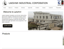 Tablet Screenshot of lakshmirailwaymachines.com